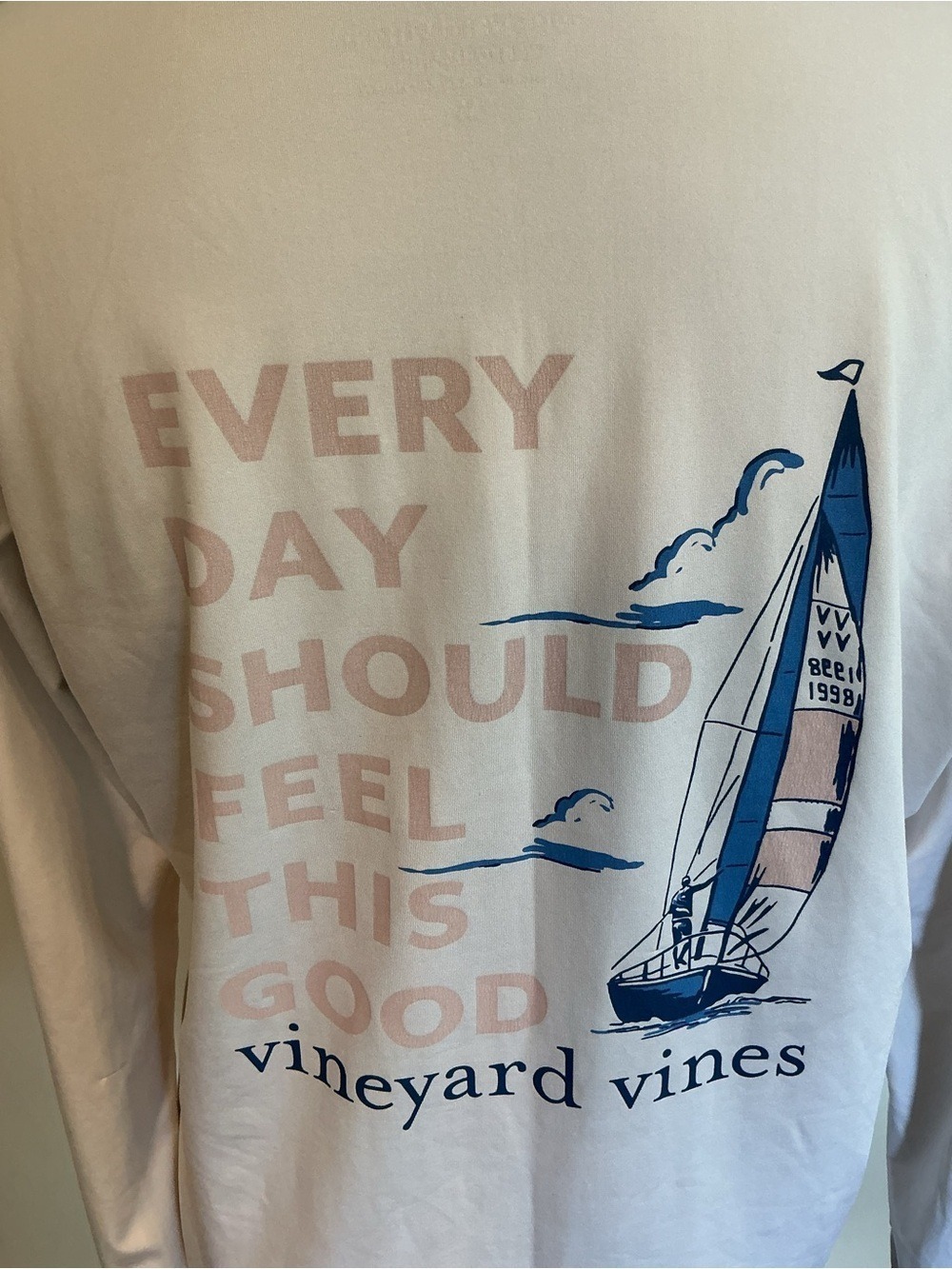 Vineyard Vines Long-Sleeve Tee with Sailboat - Picture 8 of 9
